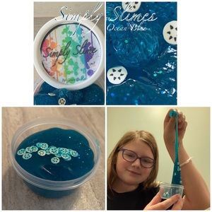 Ocean Blue Slime 3 oz